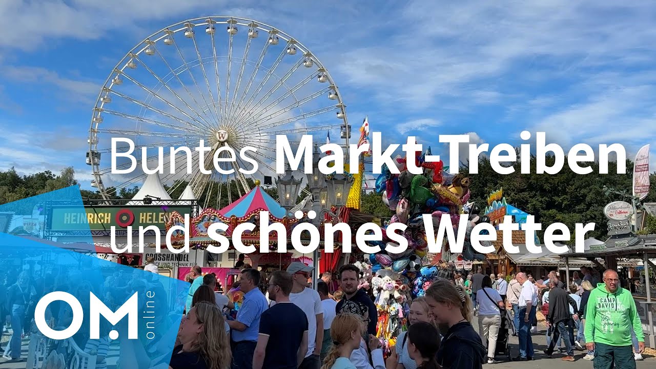 Flanieren mit der Familie: Das war der Sonntag auf dem Stoppelmarkt in Vechta