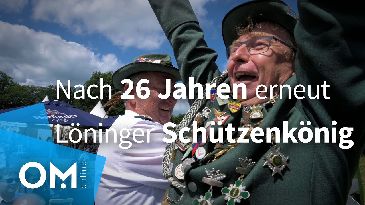 Matthias Hölzen ist zum zweiten Mal Schützenkönig von Löningen
